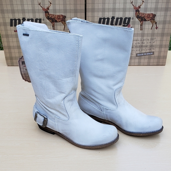 MTNG Shoes - MTNG Originals Leather Boots Bill Hi…